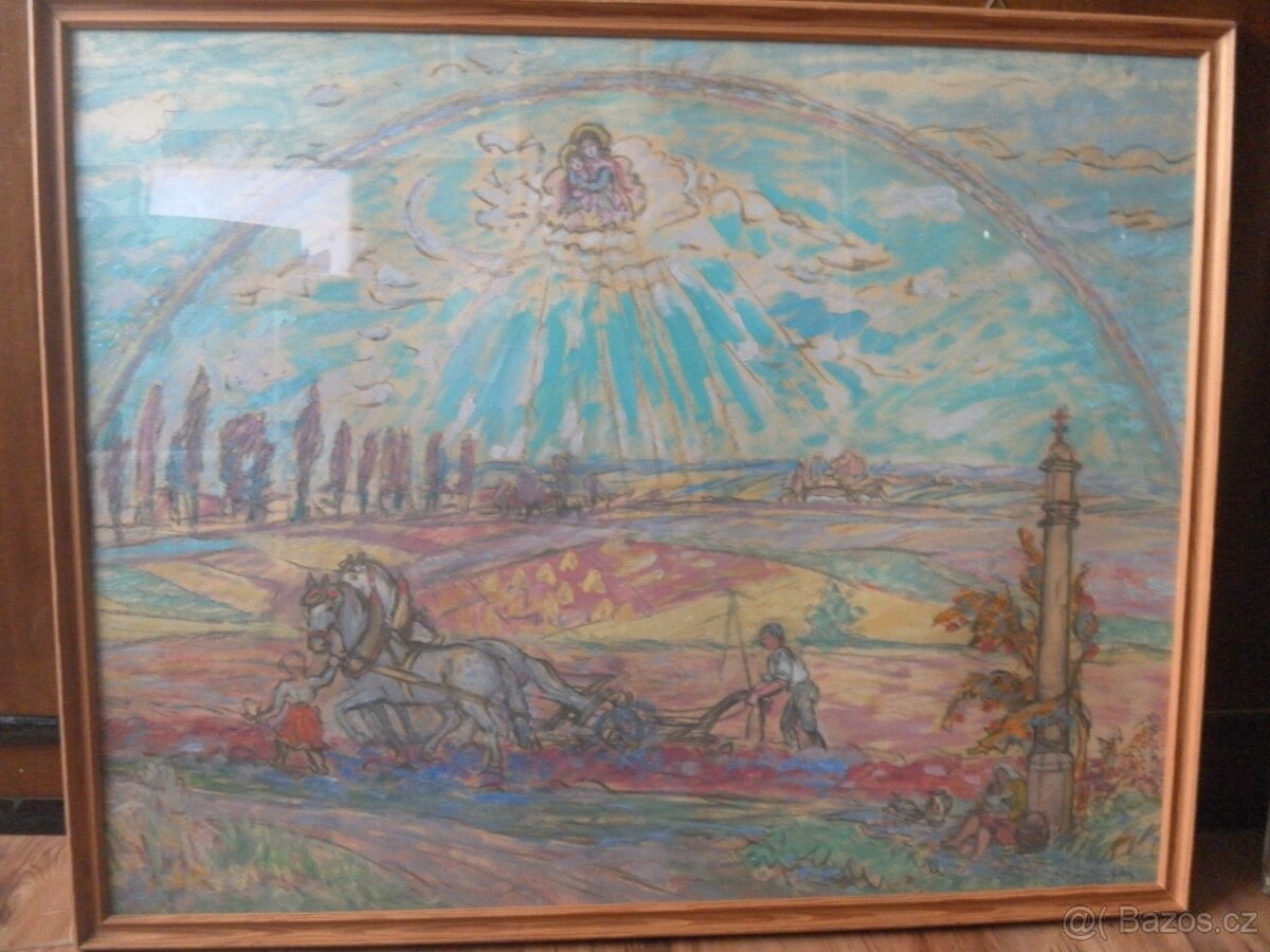 Karel Chaloupka - Jarní požehnaná práce.