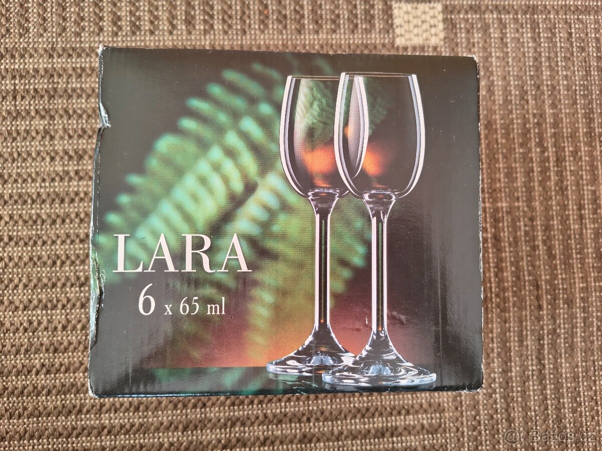 NOVÉ Sklenice Crystalex Lara 6x65 ml