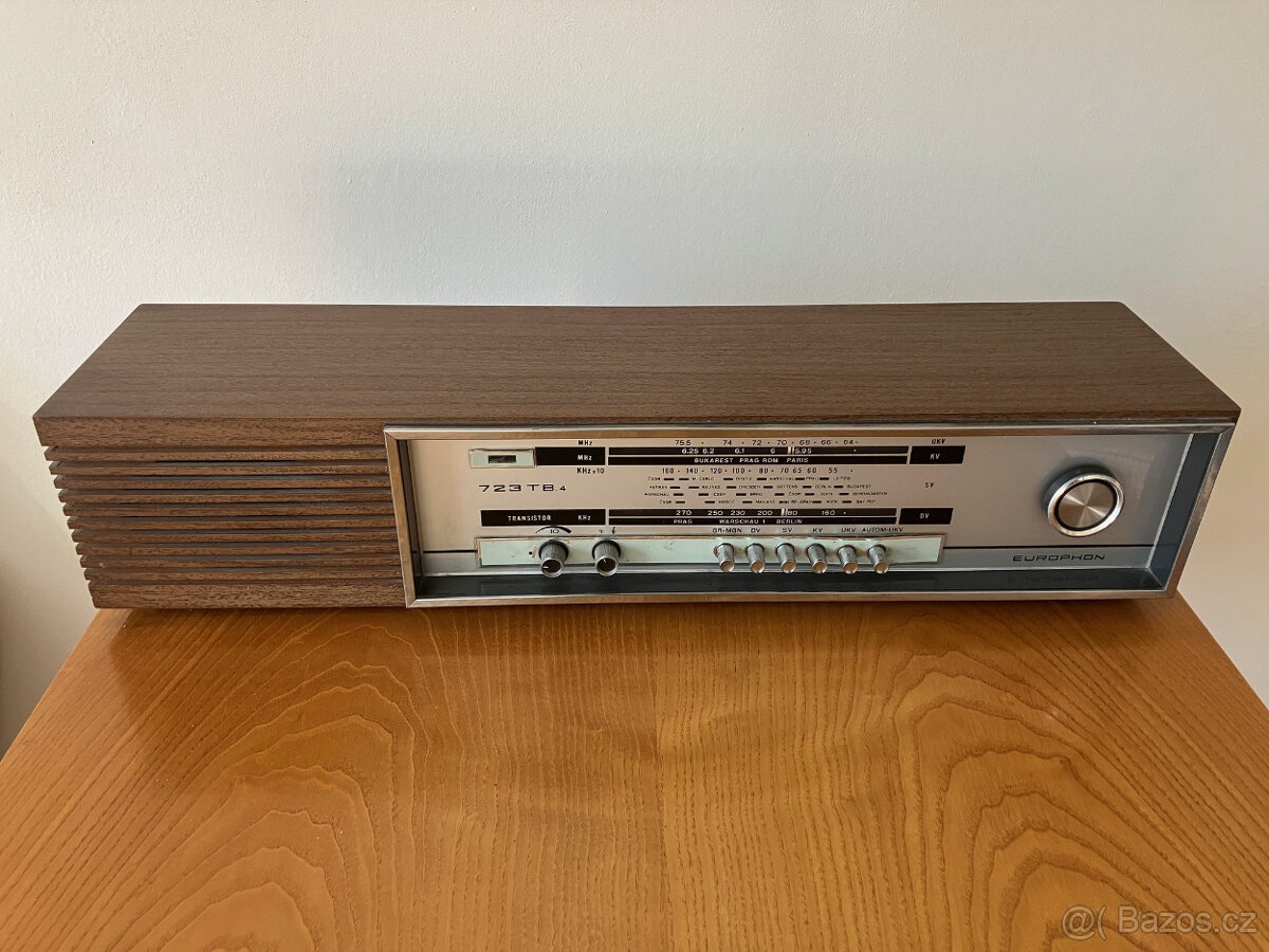 Tranzistorové rádio Europhon 723 TB.4, Itálie
