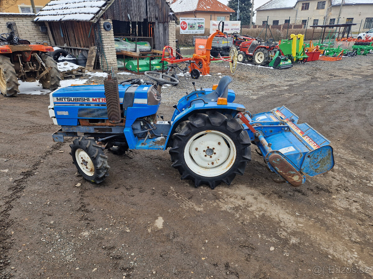 Mitsubishi MT 1601 D , 4x4 s originálním rotavátorem