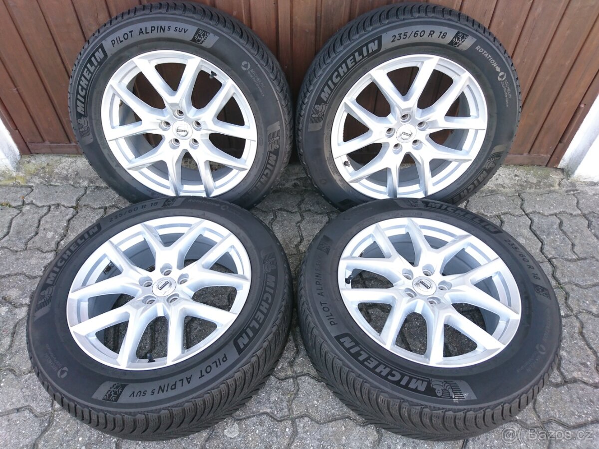 VOLVO XC 60 alu 18 zimní pneu Michelin 235/60/18 originalni