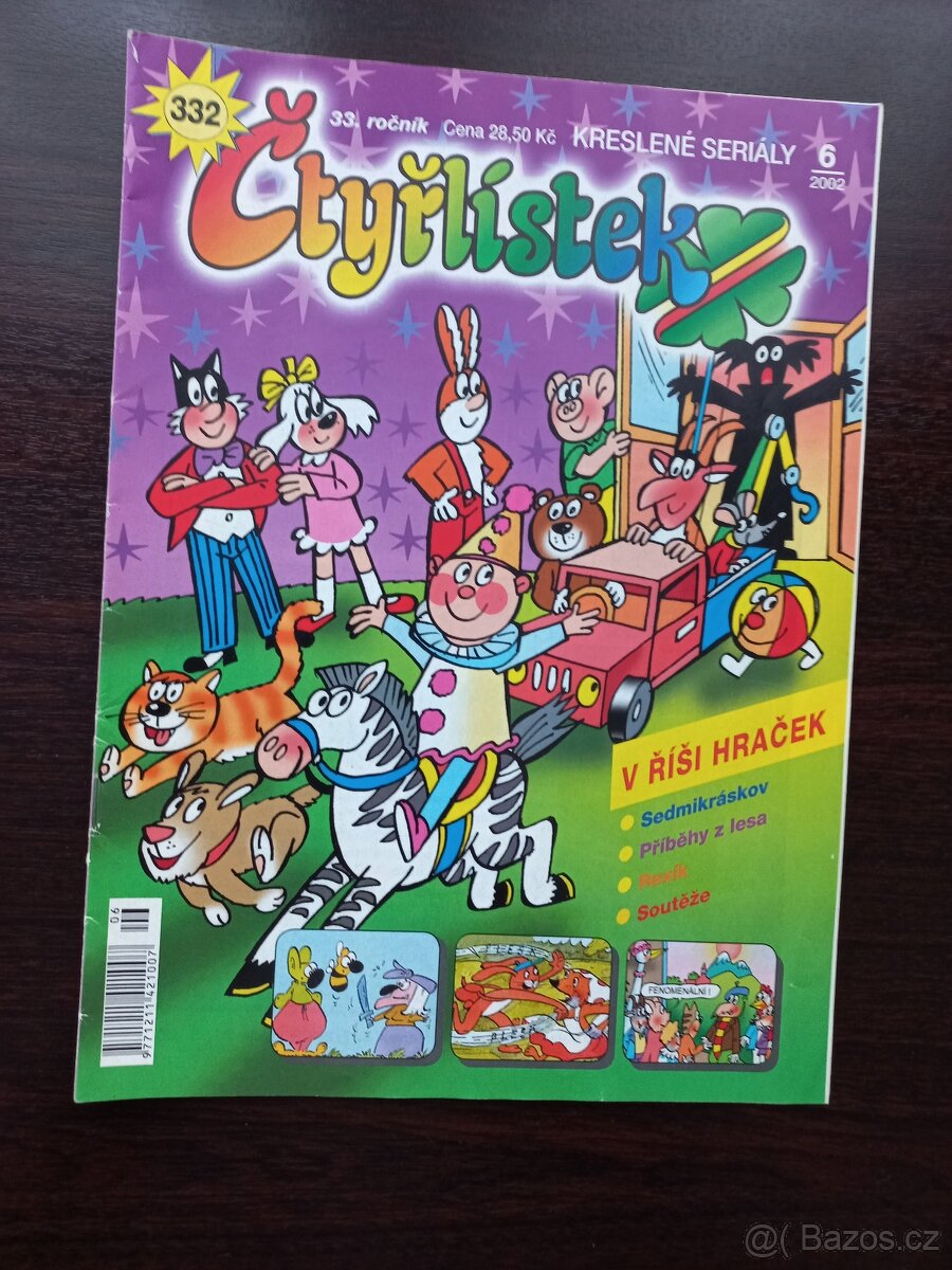 Prodám časopis Čtyřlístek, 332 - V říši hraček