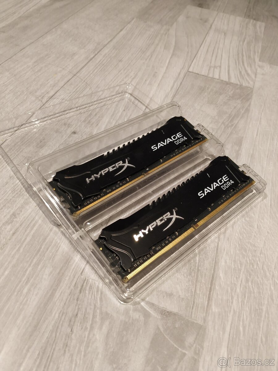 16GB RAM DDR4 – 2×8GB HyperX Savage (Kingston)