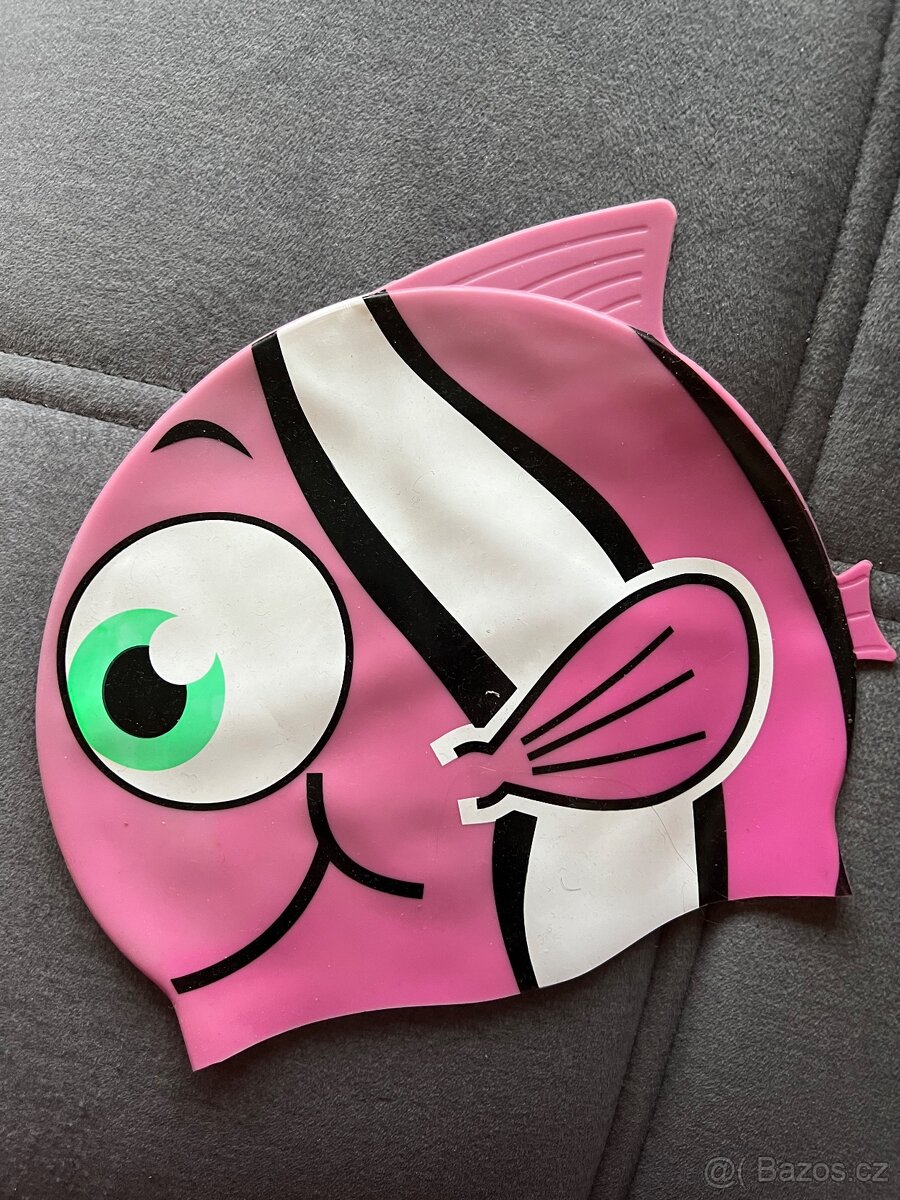 Plavecká ČEPICE ve tvaru rybky