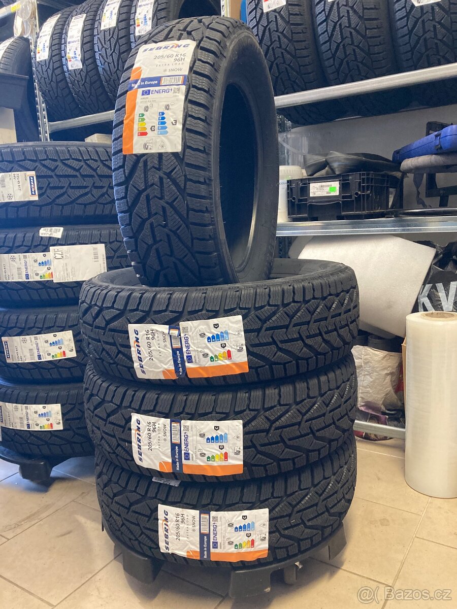 Nové zimní pneu R14 až R16