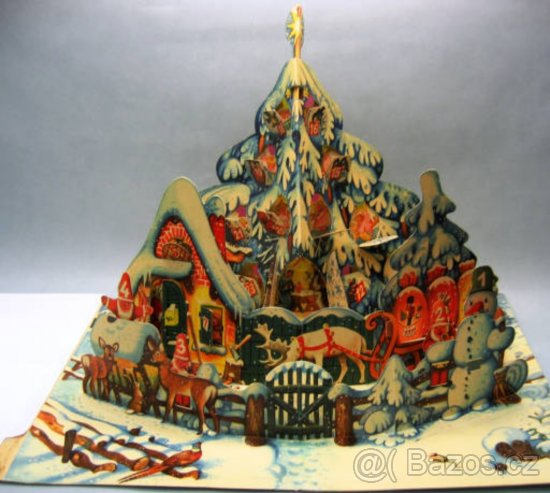 Adventní kalendář-betlém