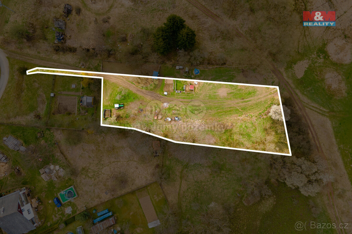 Prodej louky, 2200 m², Strašín