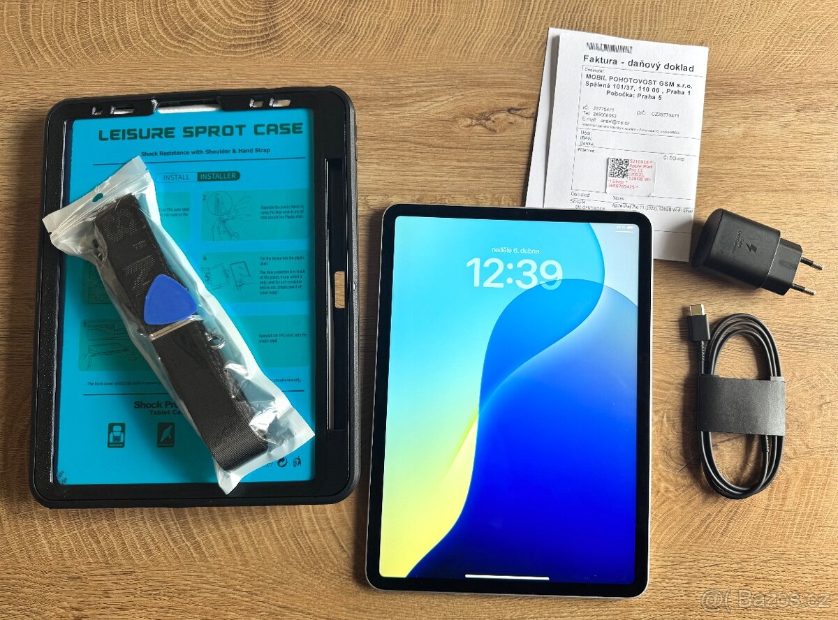 Apple iPad PRO 11’ 2022 M2 čip, 128 gb silver, ZÁRUKA
