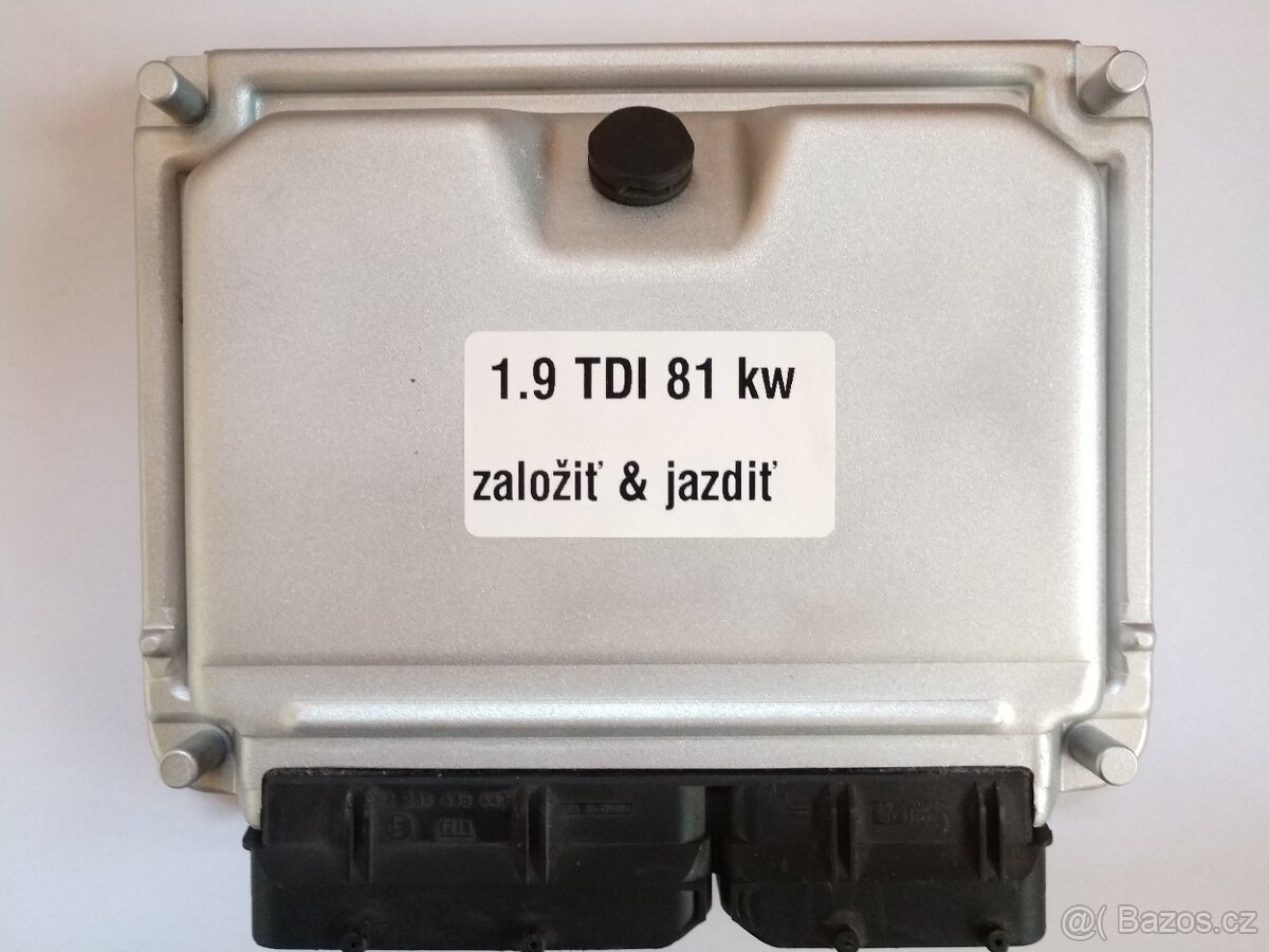 Řídicí jednotky motoru 1.9 TDI 81 kw