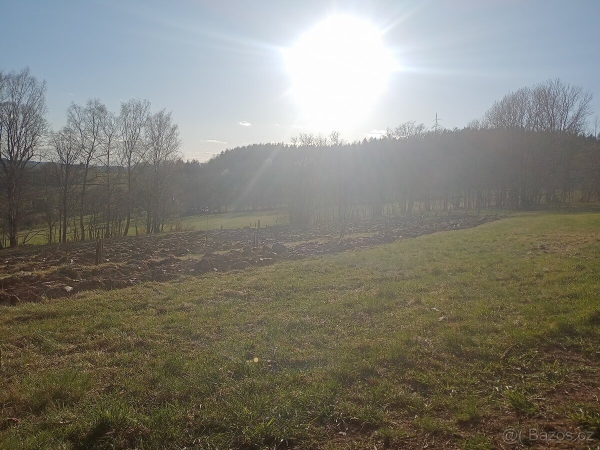 Pozemek k rekreaci v Kořenově 160 Kč/m2