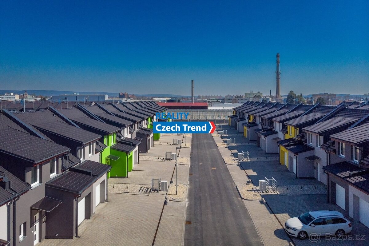 Pronájem novostavby rodinného domu, 128 m2 s garáží v Olomou