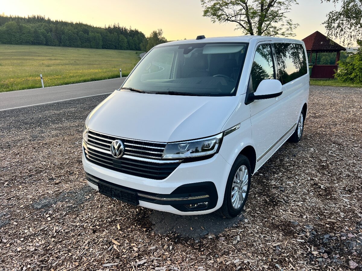 ► VW T6.1 2.0TDI 110KW DSG MULTIVAN SIX-LED-NAVI-TAŽNÉ-KAM
