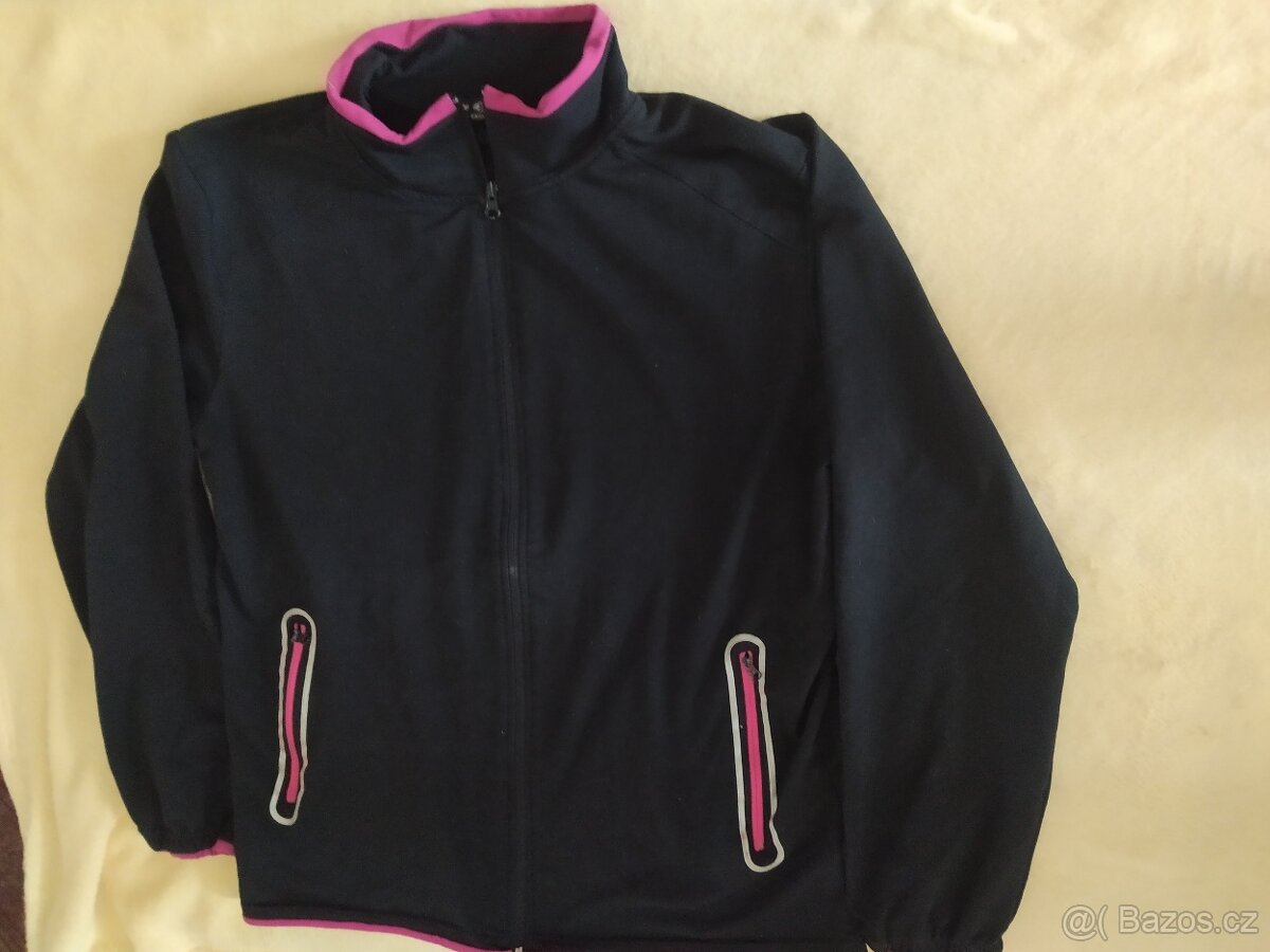Černá mikina na zip,XL