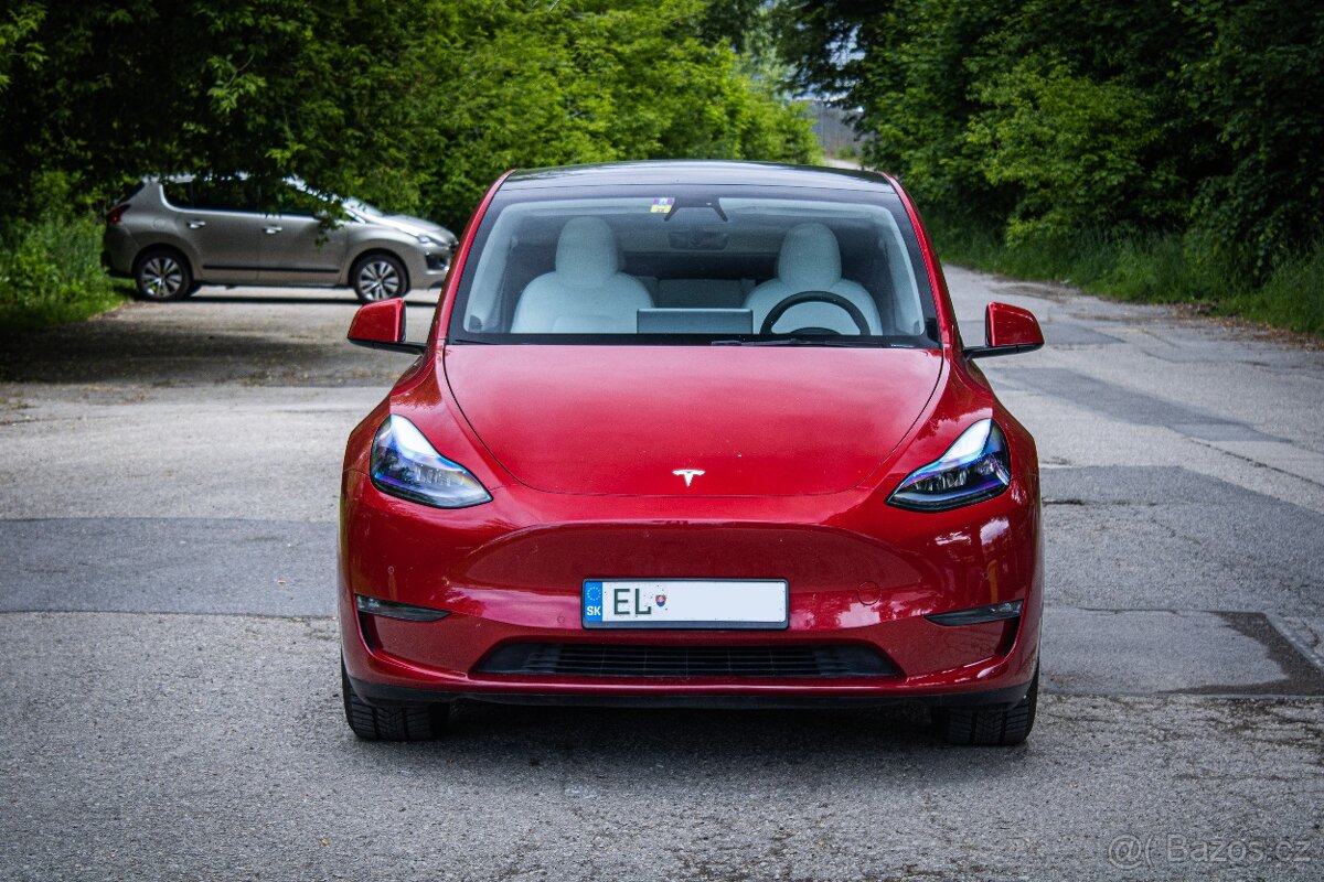 Tesla Model Y Long Range AWD, Biely interiér, Tepelko, DPH