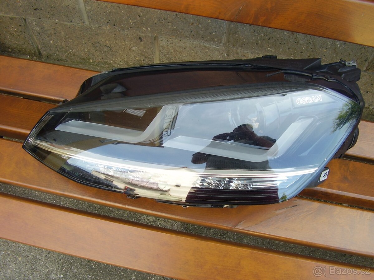 přední levé světlo golf 7 bixenon s denní led svícení osram