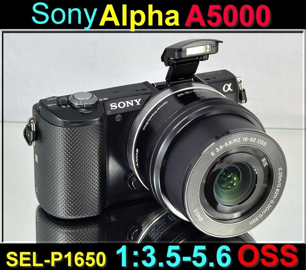 Sony A5000+obj 20.1 MPFull-HDVWIFIBAG 2950 Exp
