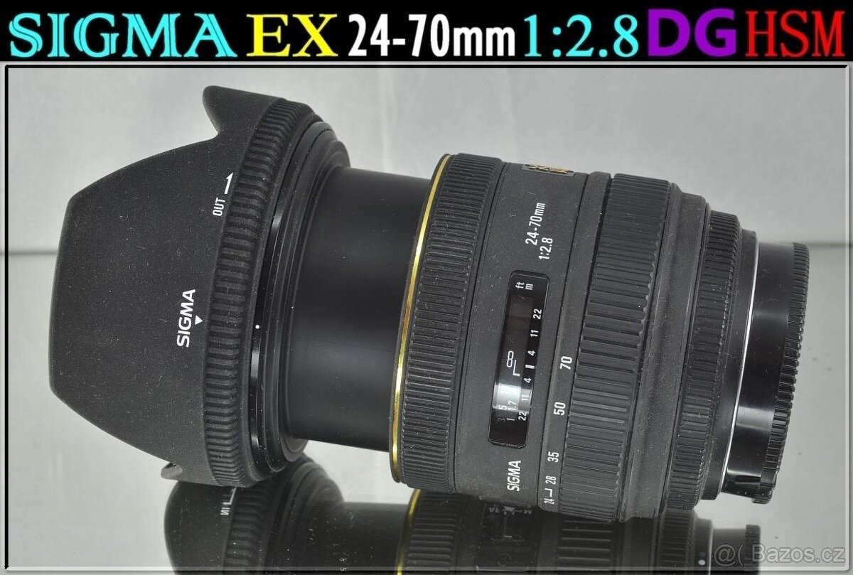 pro SONY A - SIGMA 24-70 mm f/2,8 EX DG HSM
