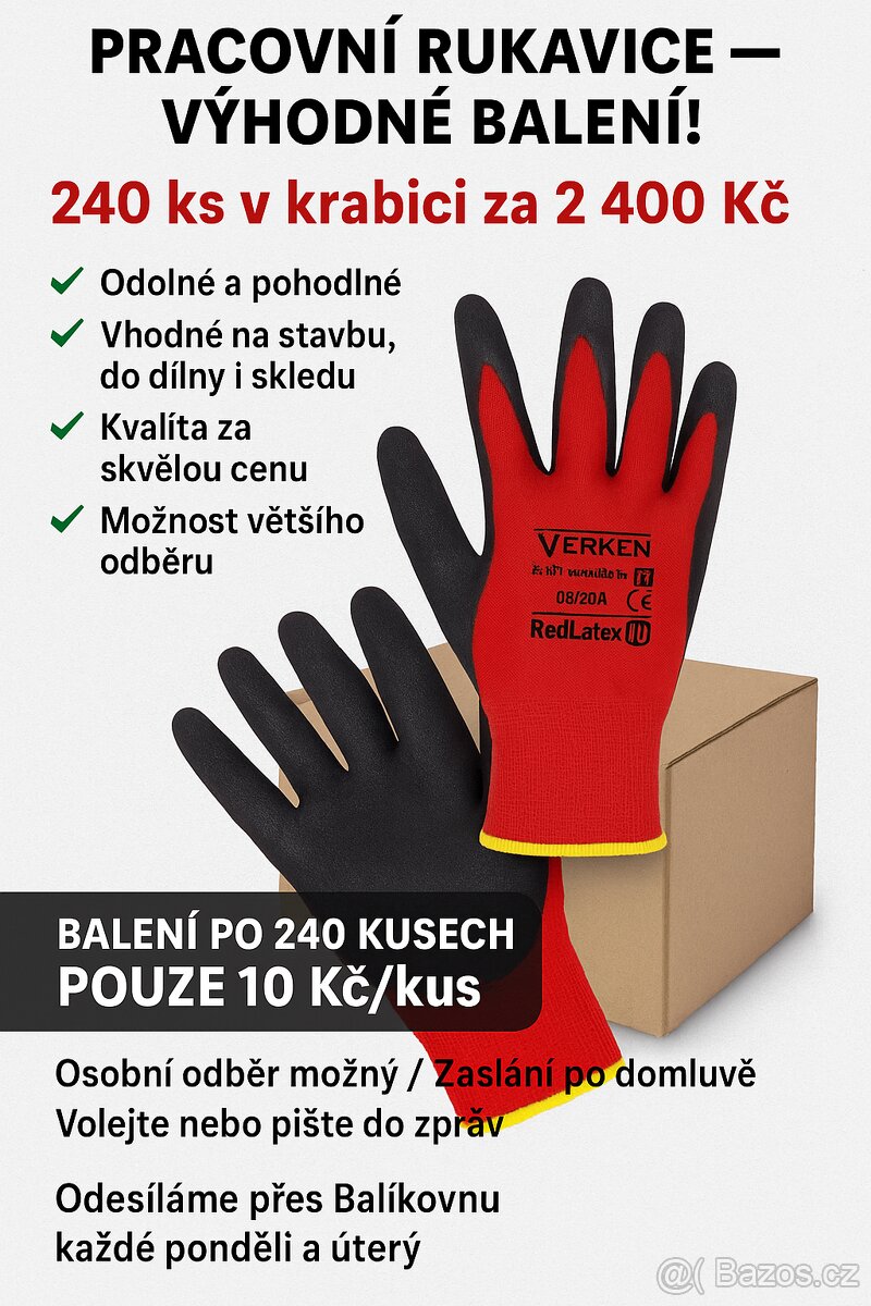 Pracovní rukavice