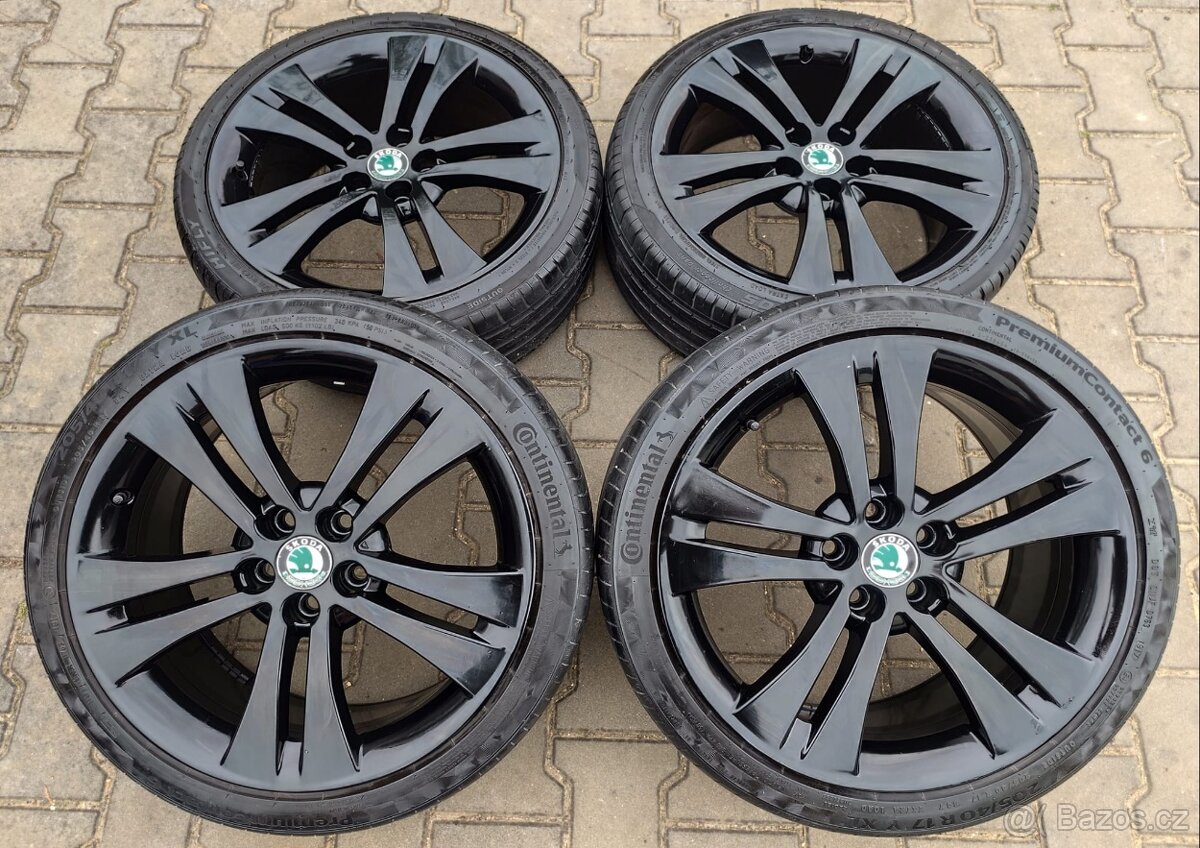 Disky originální Škoda Fabia II, Roomster 5x100 R17