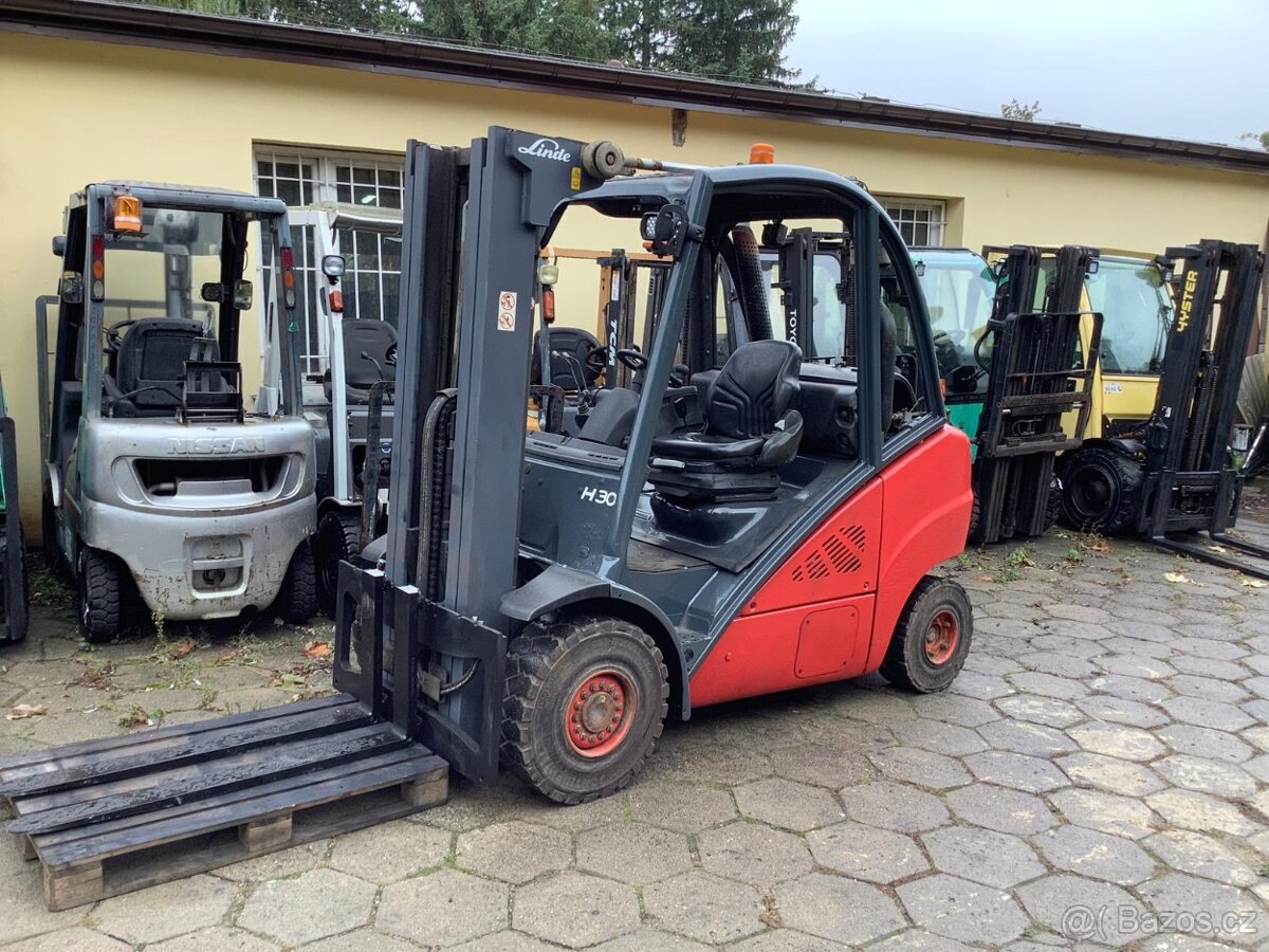 Linde H30T-02, 3t LPG, Triplex 4700