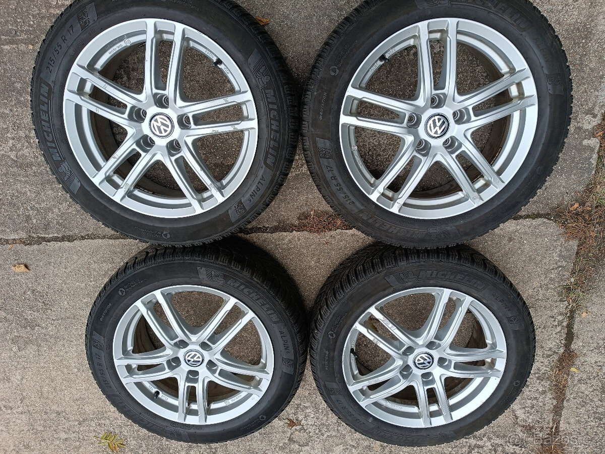 Superb III / Passat B8 - alu 7x17 et40 + zimní 215/55/17
