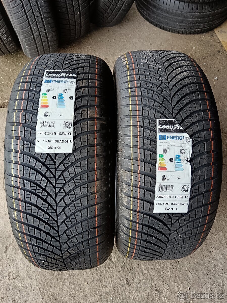 Zimní (celoroční pneu ) 235/50/19 nové