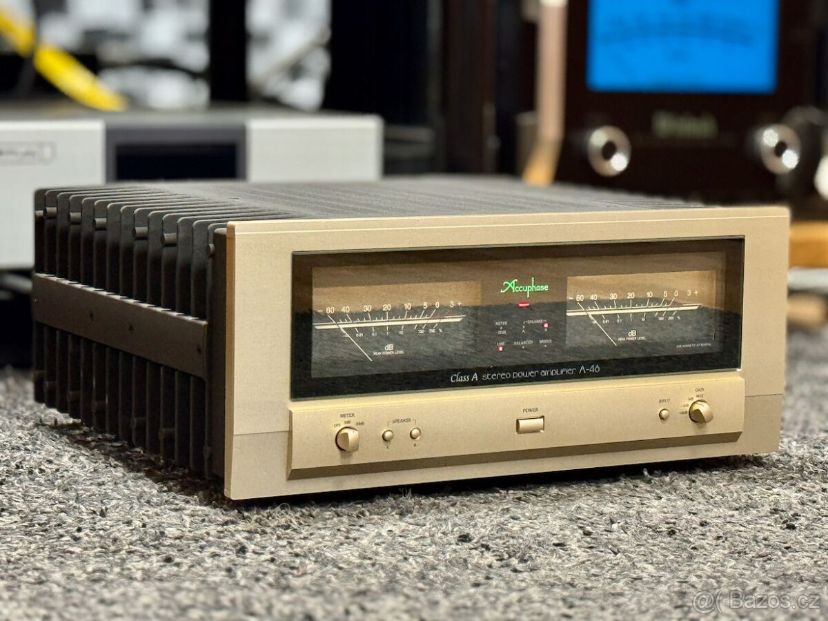Accuphase A-46 - špičkový koncový zesilovač - třída A