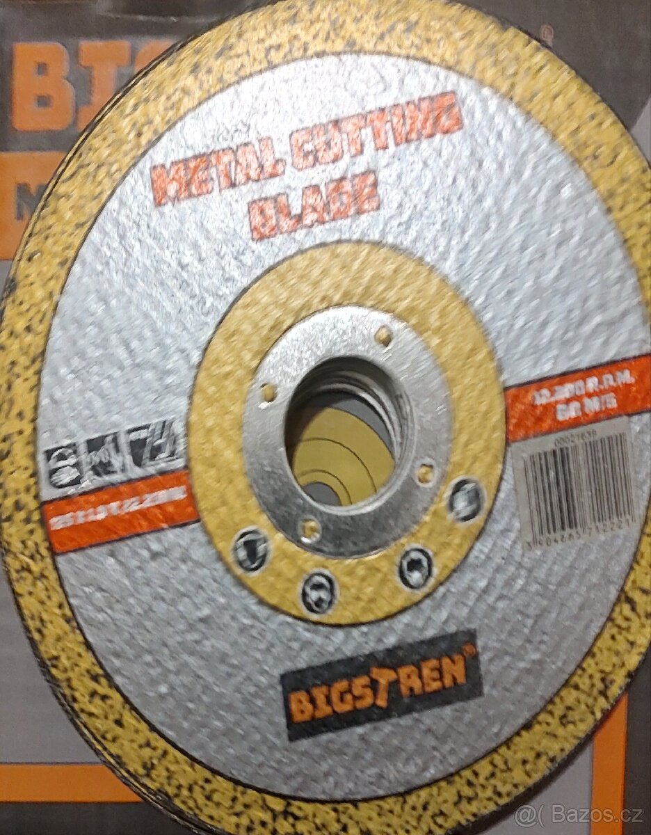 Akce Řezné kotouče 125/1.0,prodej po bednách.