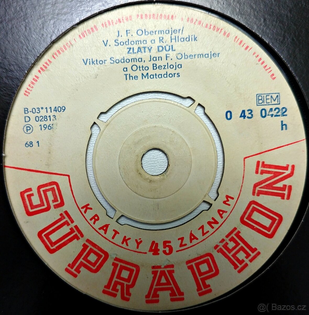 The Matadors ‎– Zlatý důl / Láhev kalorií (SP)
