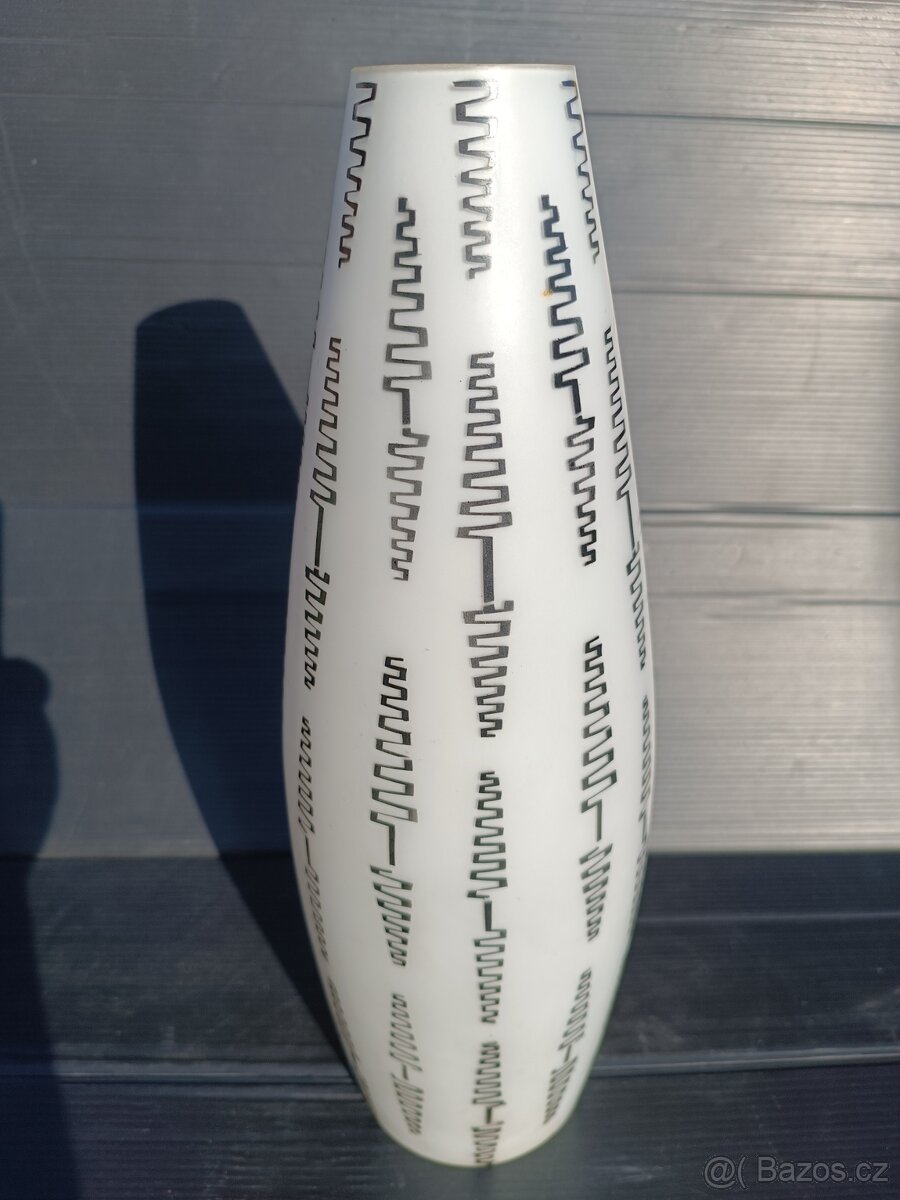 Širm, stínidlo na lustr, lampu, černý dekor Brusel