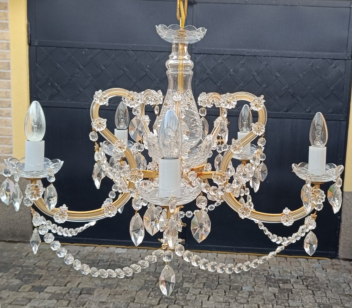 Křišťálový lustr Kamenický Šenov