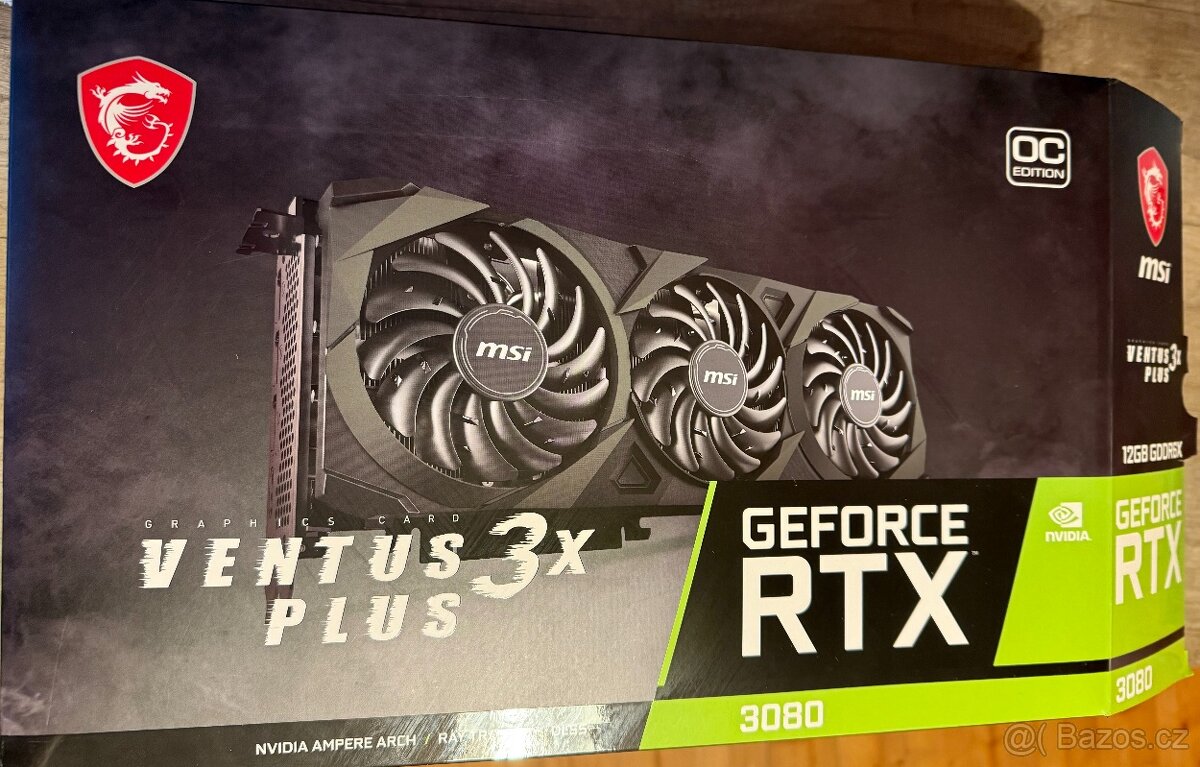 MSi RTX 3080 VENTUS 3X PLUS 12G OC LHR
