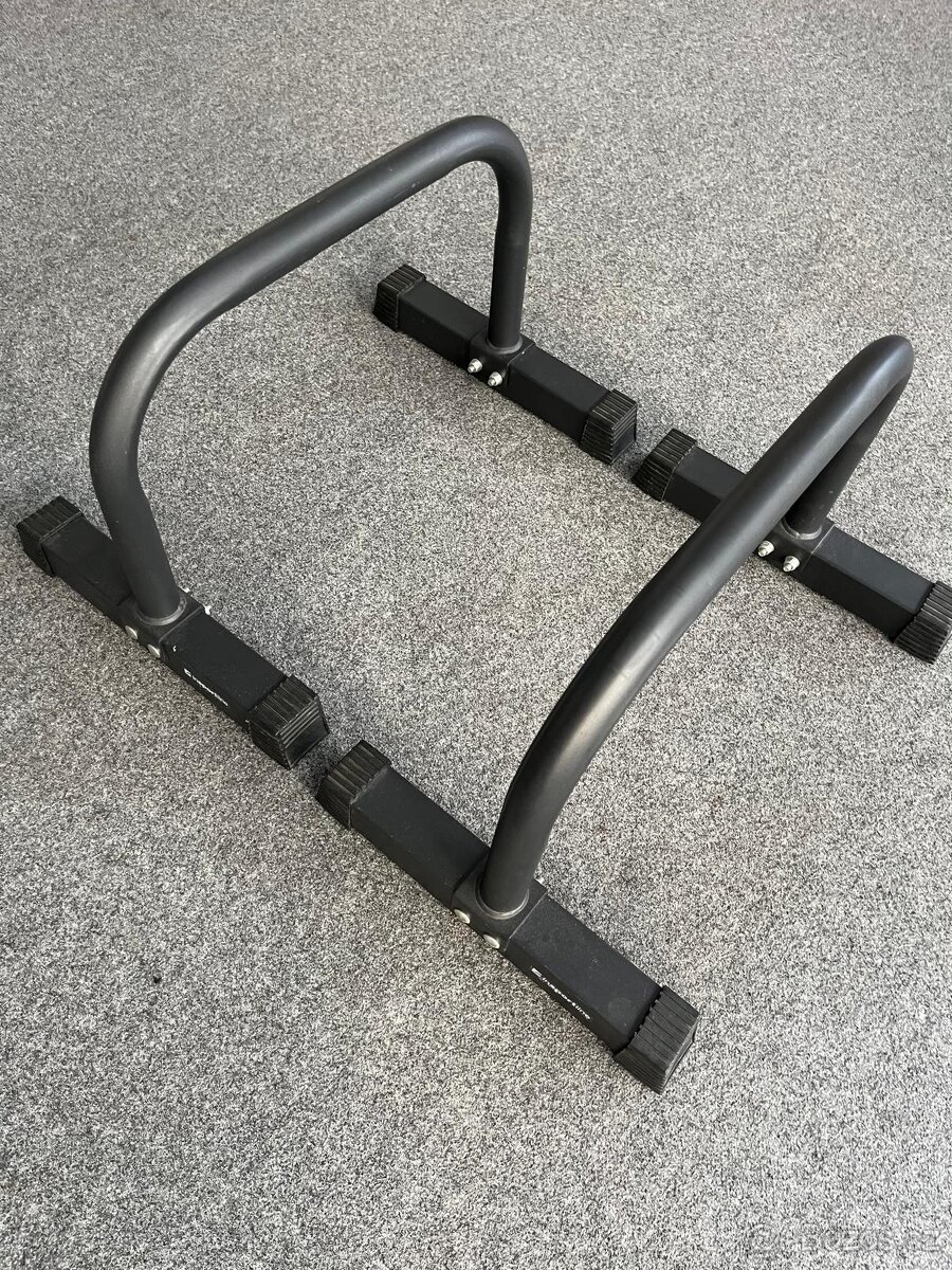 Bradla na kliky – stabilní, kovové (pár)