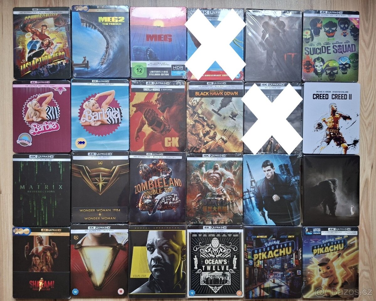 4K UHD blu-ray filmy na predaj