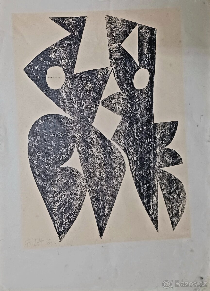 FRANTIŠEK LHOTKA -1929.Tvary. Komb.tech.