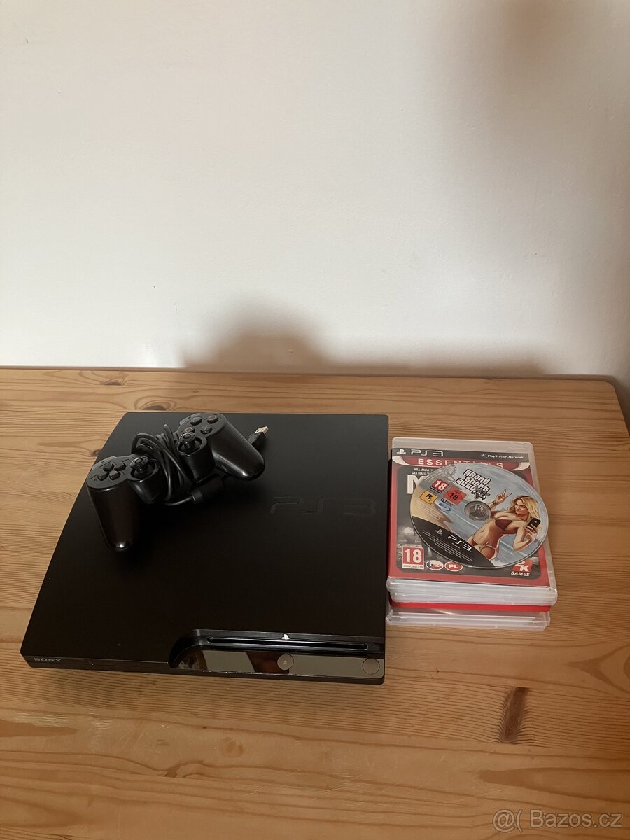 Playstation 3 slim + hry