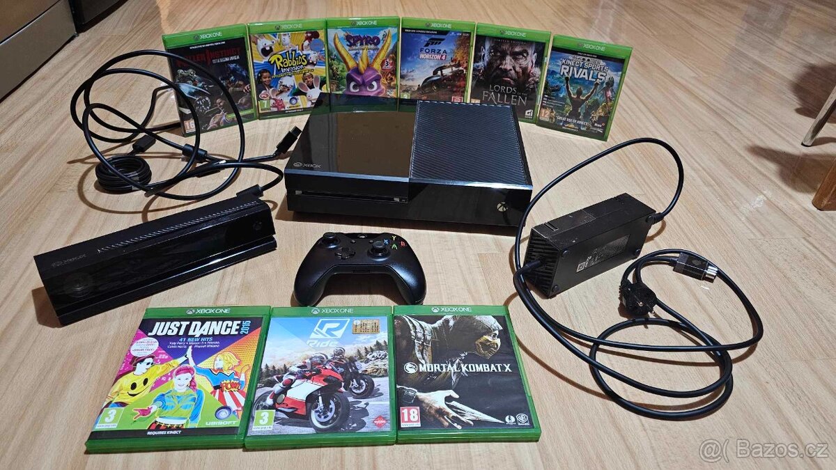 Xbox ONE 500 GB + kinect + 9 her