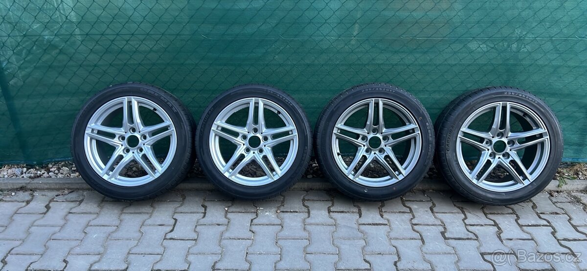 Prodám Borbet 5 x 120 r 17 s letní nové pneu