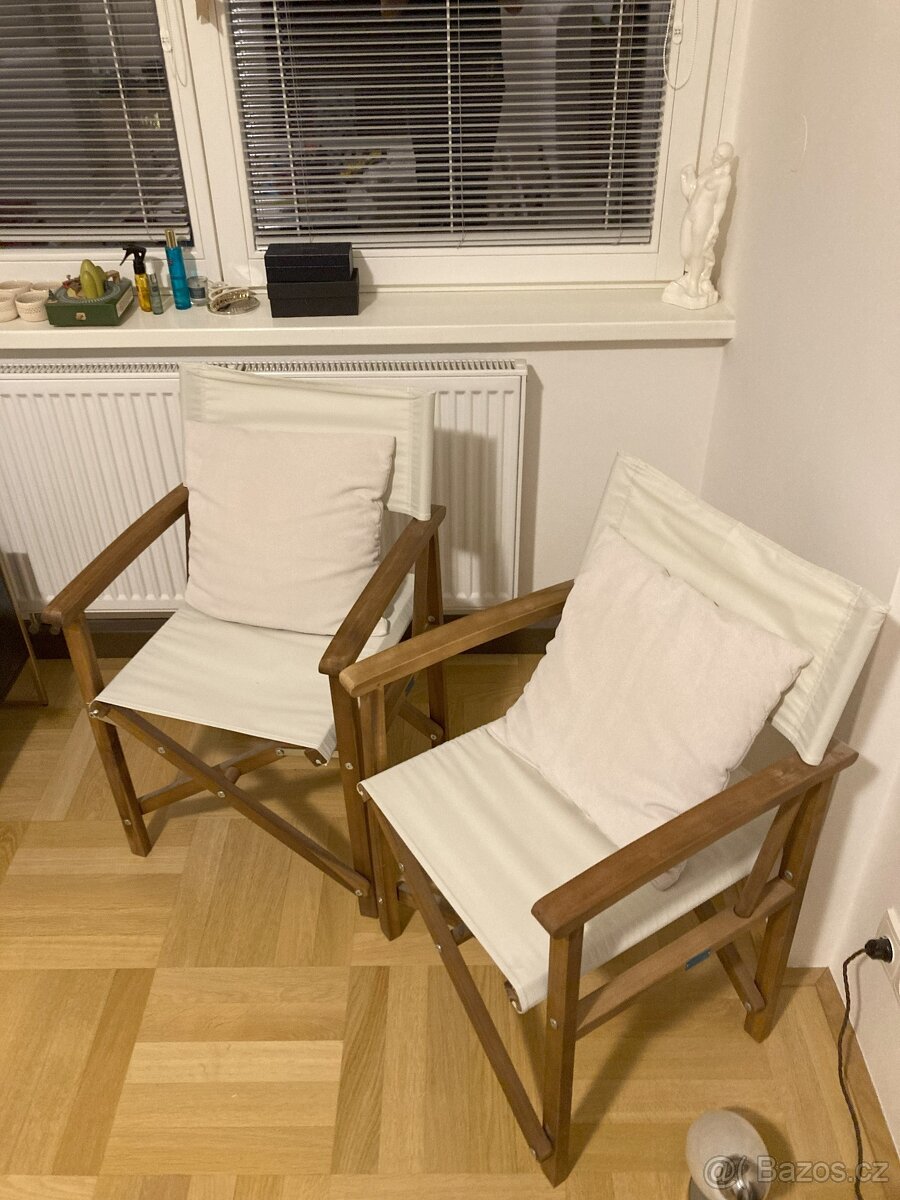 Zahradní křeslo sklopné Sunfun Diana (2x)