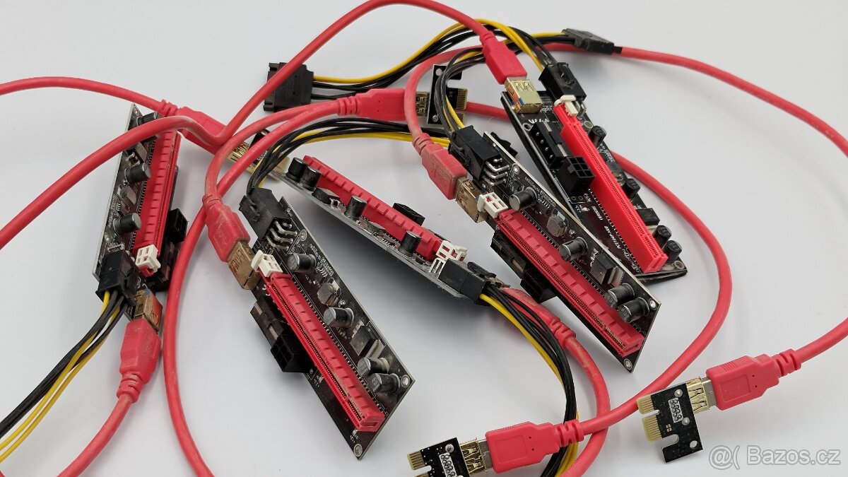 PCI-E Riser - 5 kusů