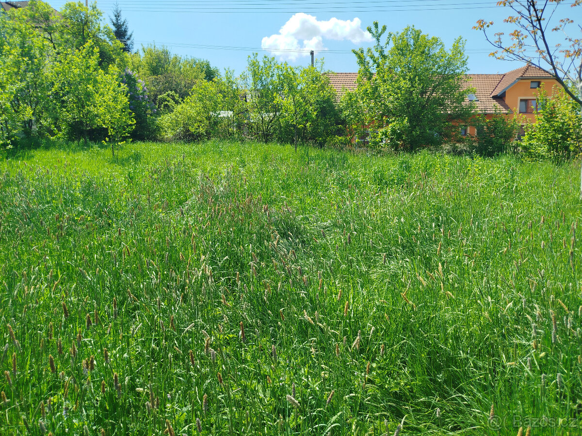 Stavební pozemek 842 m² v čisté přírodě Lubná u Kroměříže
