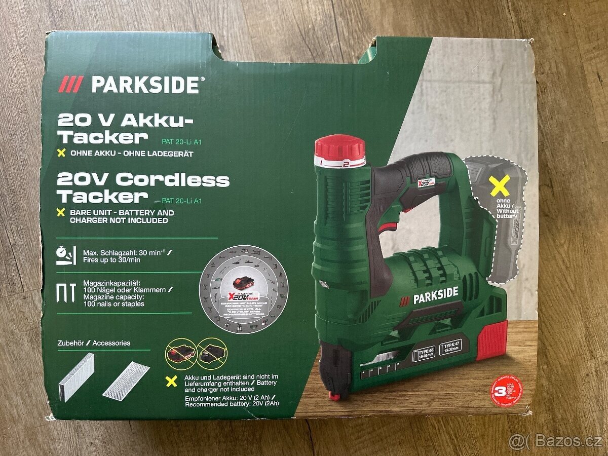 Aku sponkovacka parkside 20V