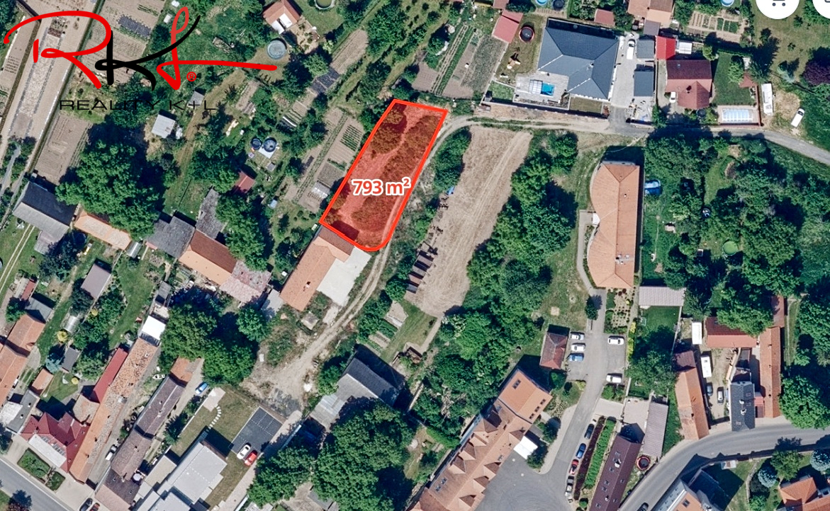 Prodej, stavební pozemek, centrum Brozany nad Ohří