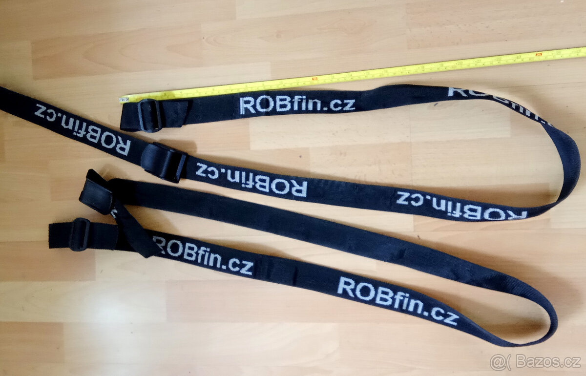 2ks zánovních stehenních klekacích popruhů na kanoe
