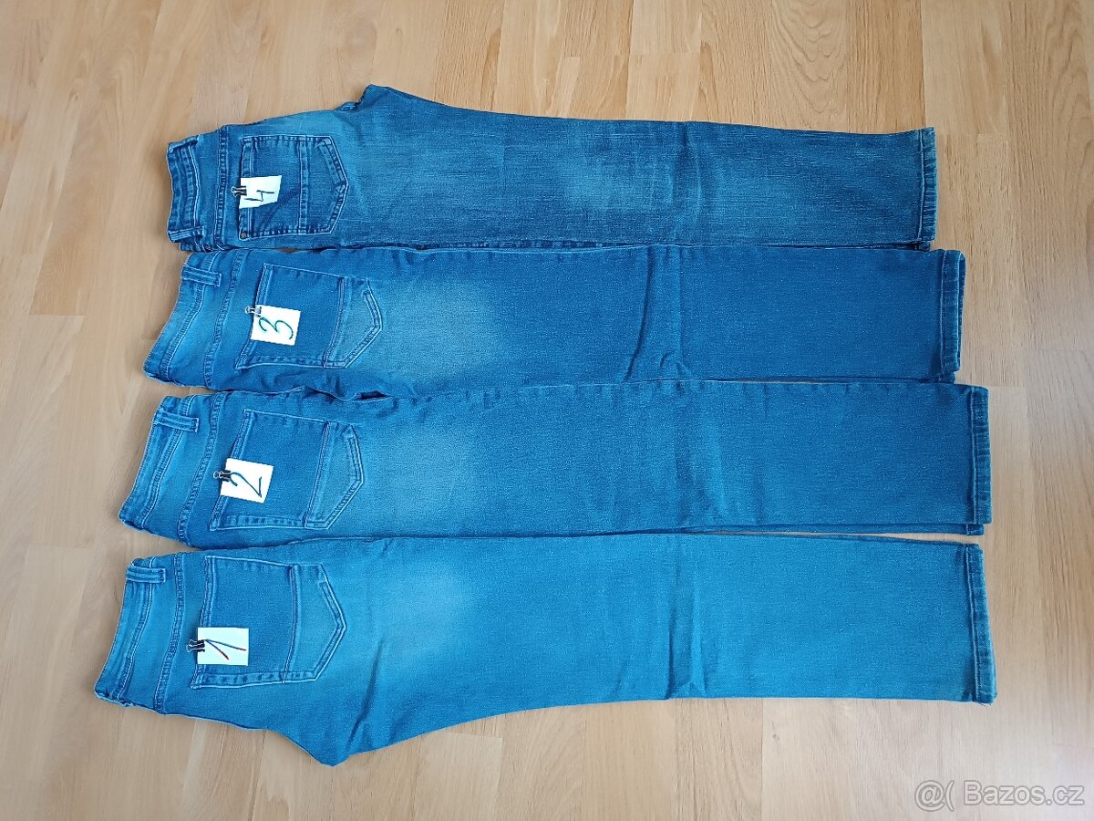 4x LIVERGY® Pánské/chlapecké džíny, vel. 46 (30/32)