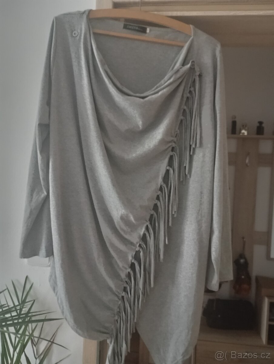 asymetrický kardigan 5XL