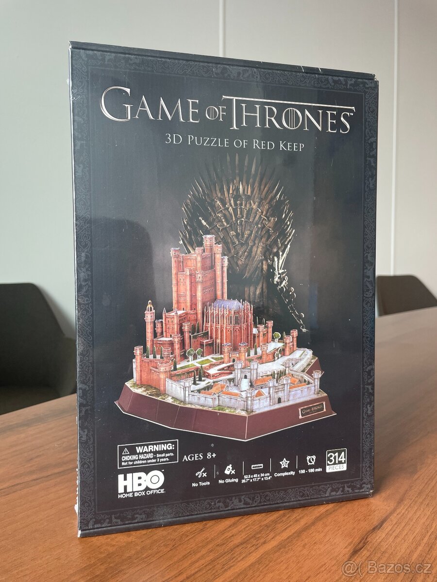 3D puzzle stavebnice ze série Game of Thrones - Red Keep