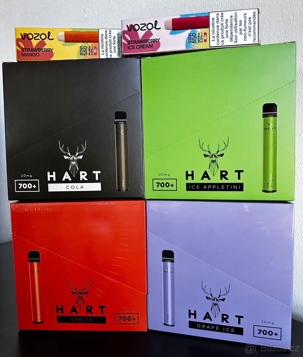 HART -4 příchutě