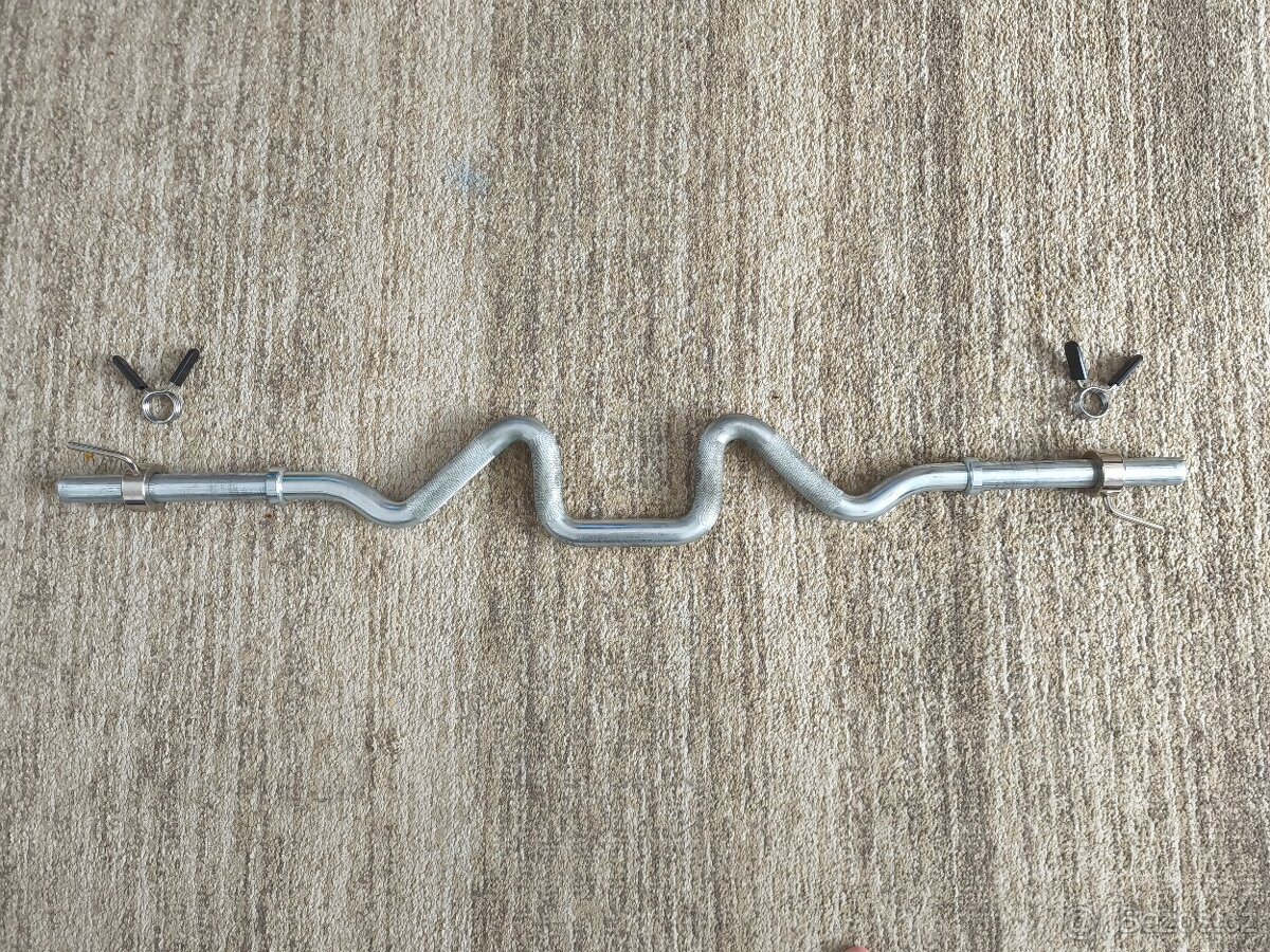 Činková osa SZ triceps 30 mm FITHAM CS na kličku