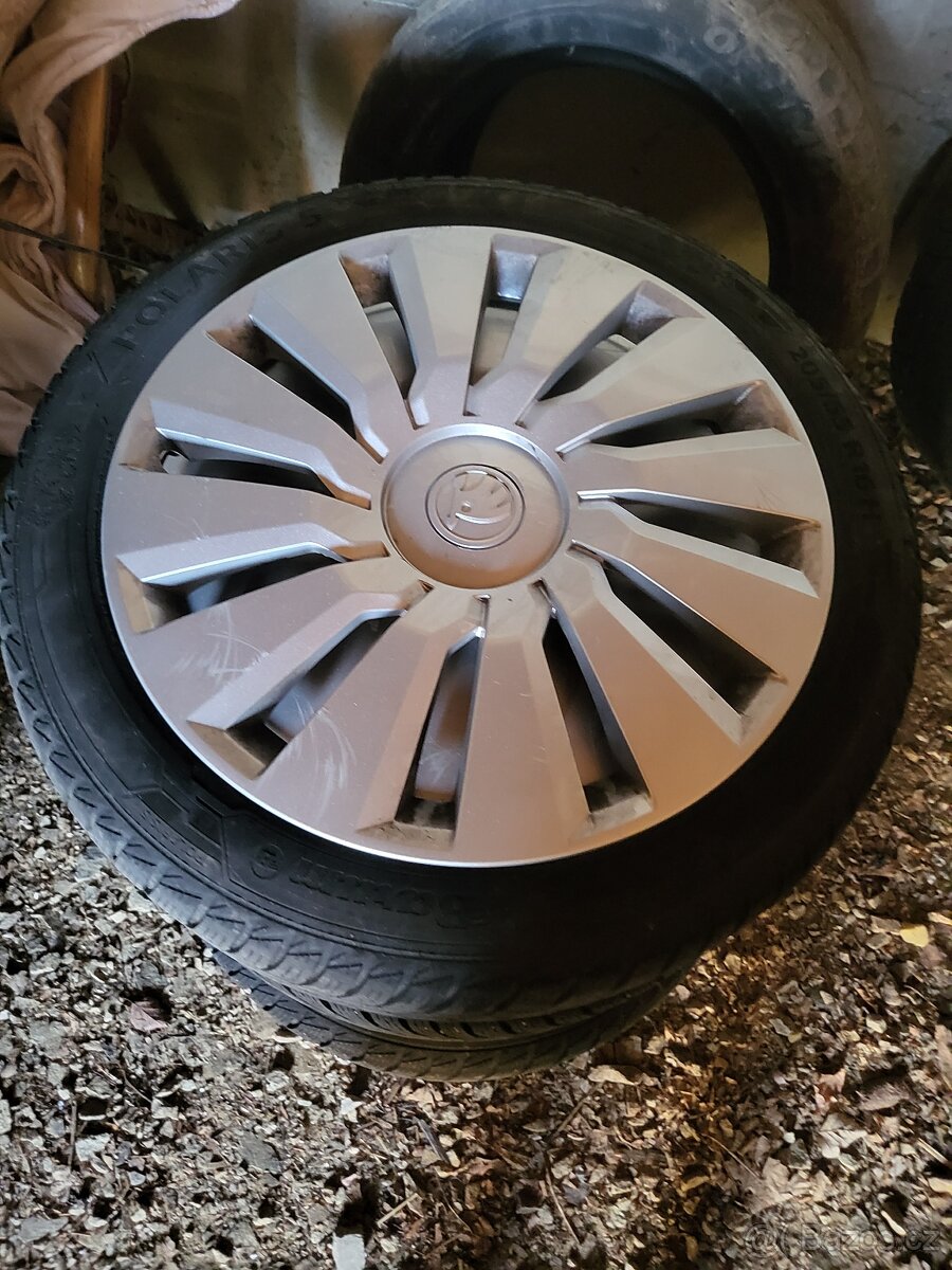 Plechová kola 16" (4 ks) + zimní sada na dojetí